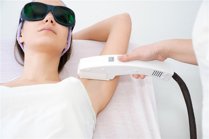 ipl laser machine removing hair from armpit
